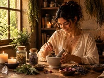 Por qué las brujas usan hierbas - Lorena Rivera Bruja Manifestadora Magia verde - ¿Por qué las brujas usan hierbas? Lo que realmente significa la brujería verde - Lorena Rivera Bruja Manifestadora - Energía Magia y Expansión